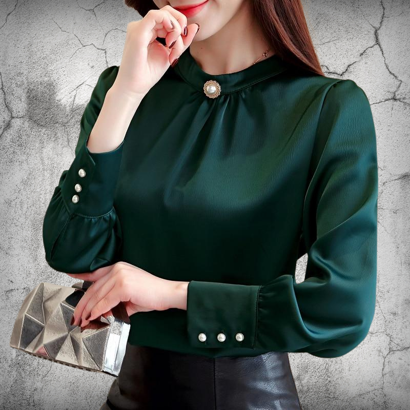 Lucia-long-sleeved blouse