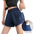 Ella-high-waist smartphone pocket running shorts
