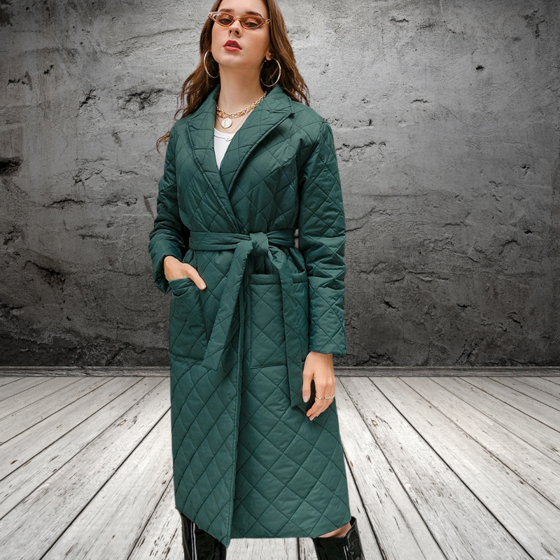 Renata-quilted padded coat