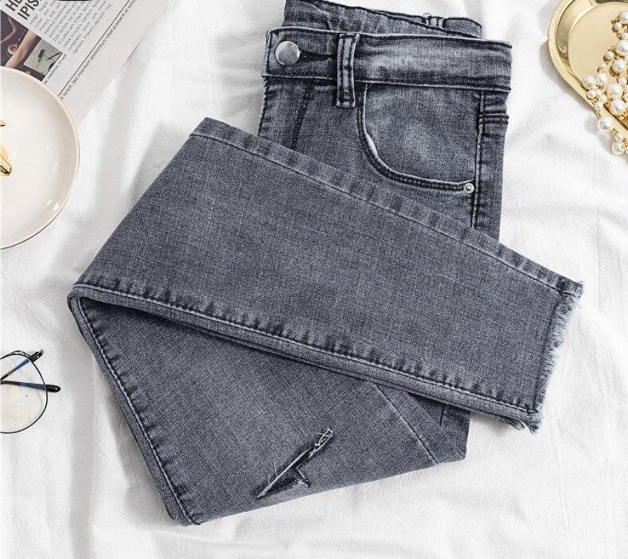 Comfort Stretch ripped jeans